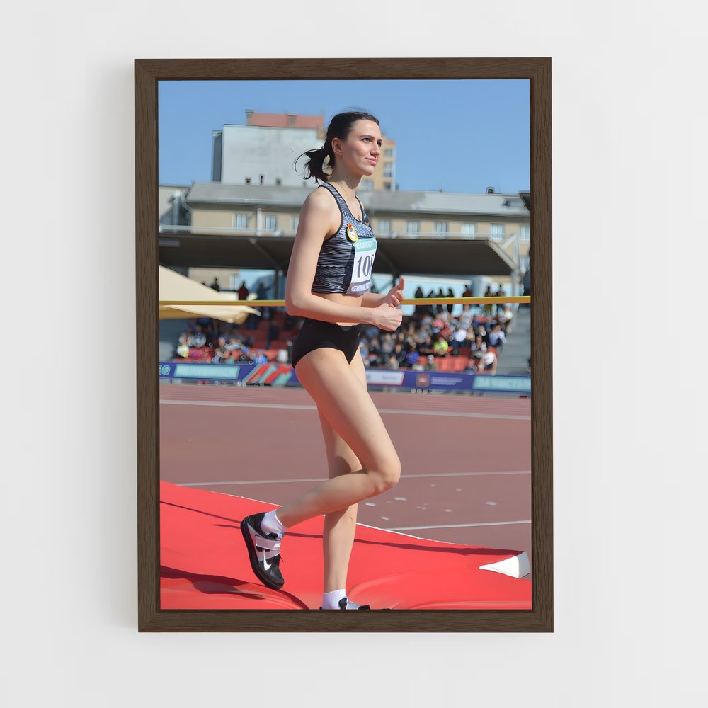 ap-mariya lasitskene-6 cadre Bois foncé