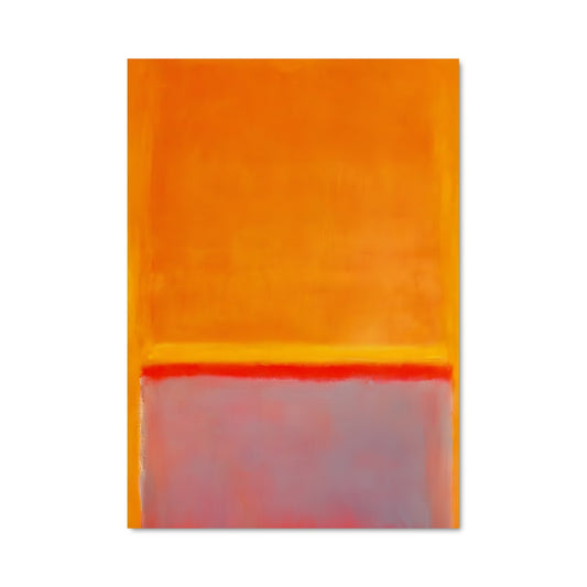 Poster Flamme Jaune