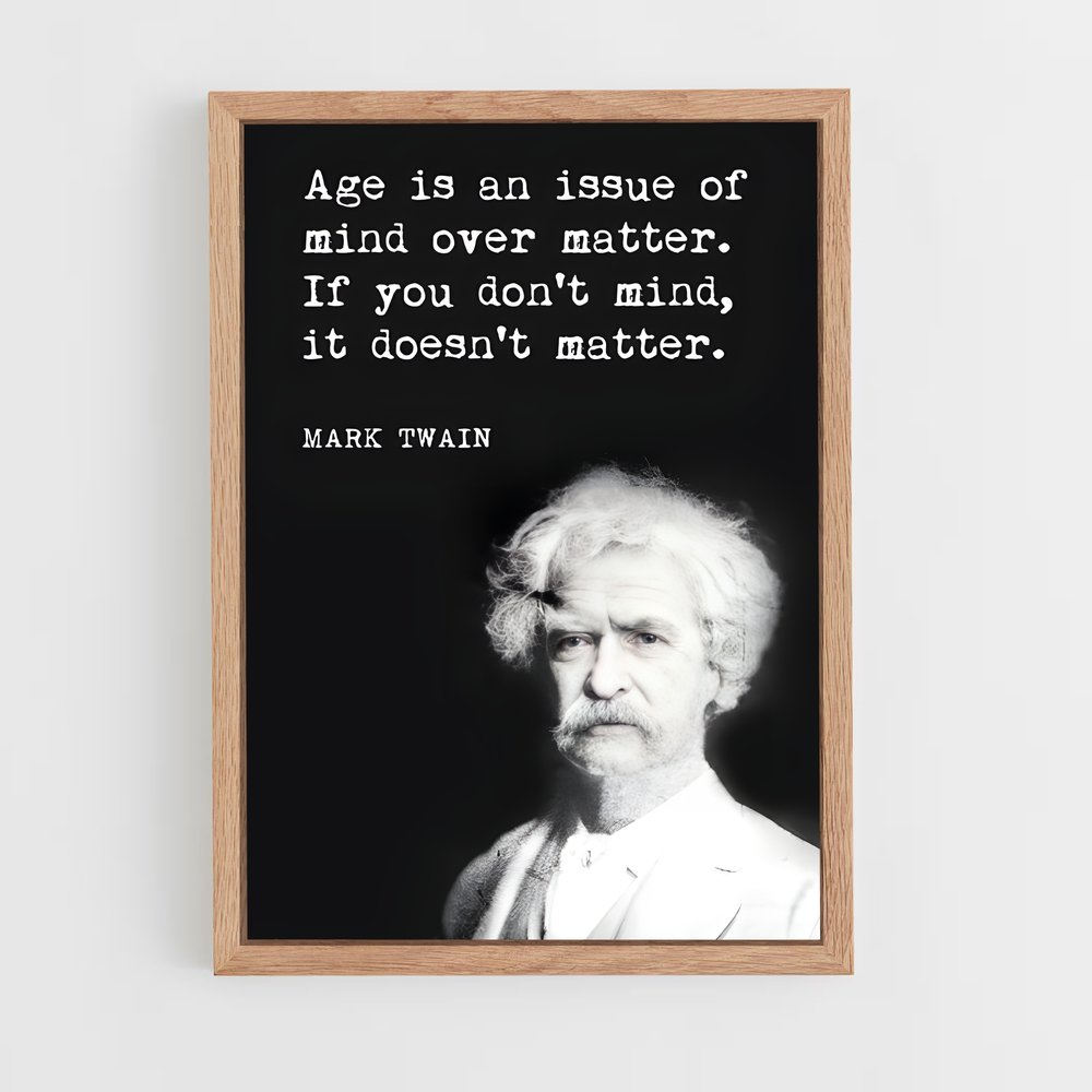 ap-mark twain-1 cadre Bois clair