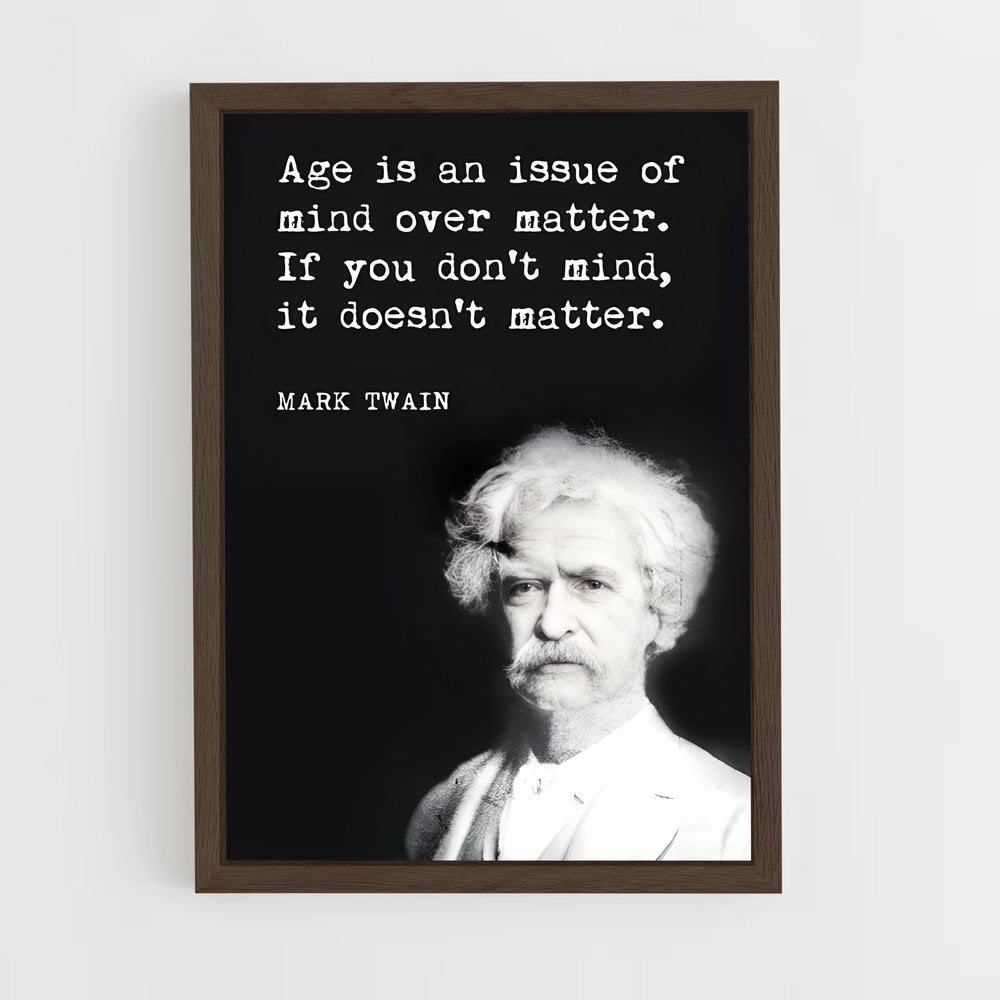 ap-mark twain-1 cadre Bois foncé