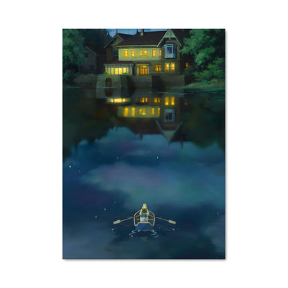 Poster Pagaie au Crépuscule