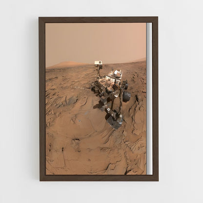 ap-mars rover curiosity-1 cadre Bois foncé