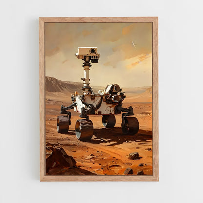 ap-mars rover perseverance-3 cadre Bois clair