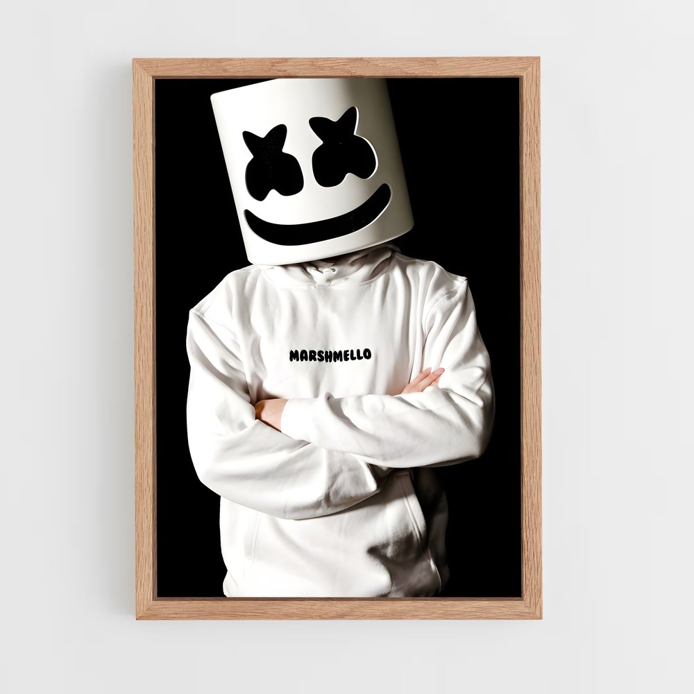 ap-marshmello-1 cadre Bois clair