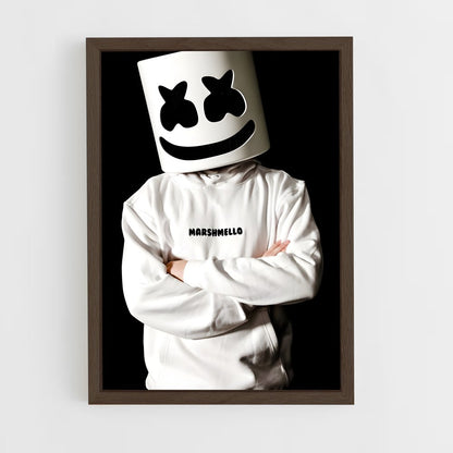 ap-marshmello-1 cadre Bois foncé