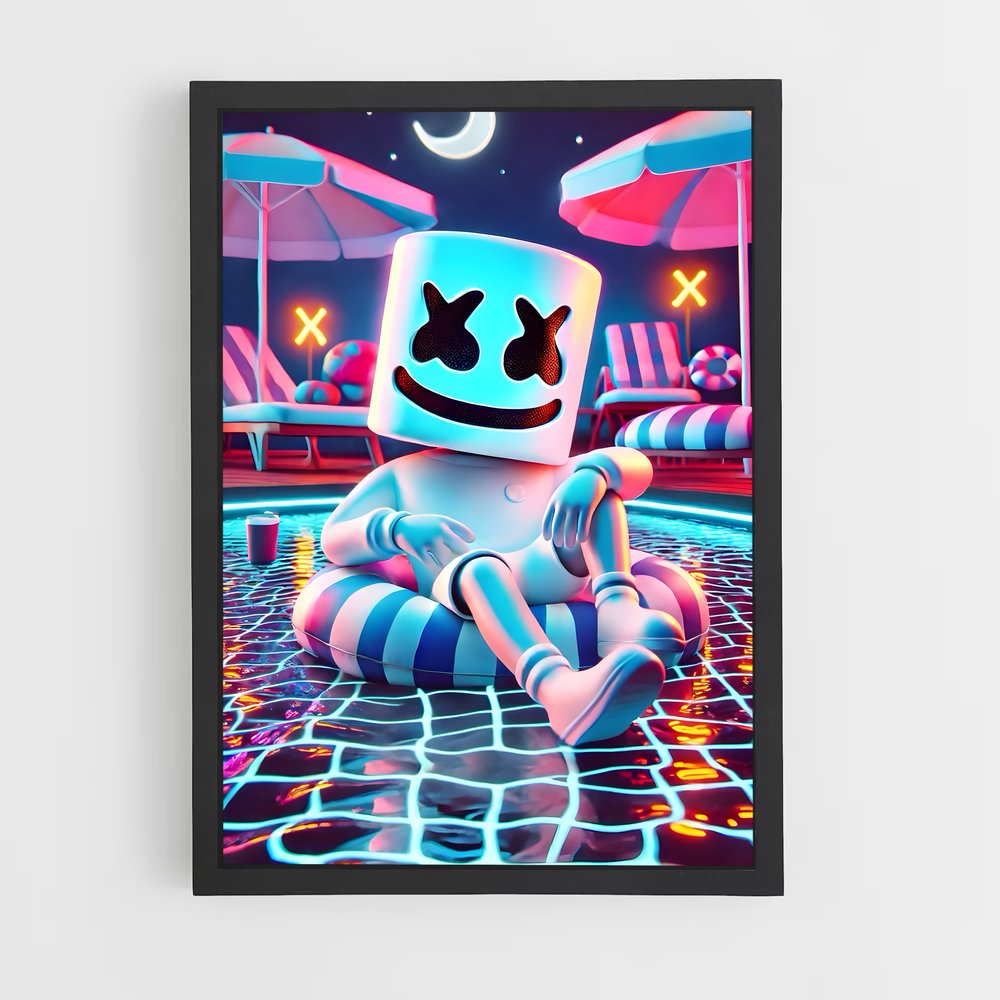 ap-marshmello-12 cadre Noir