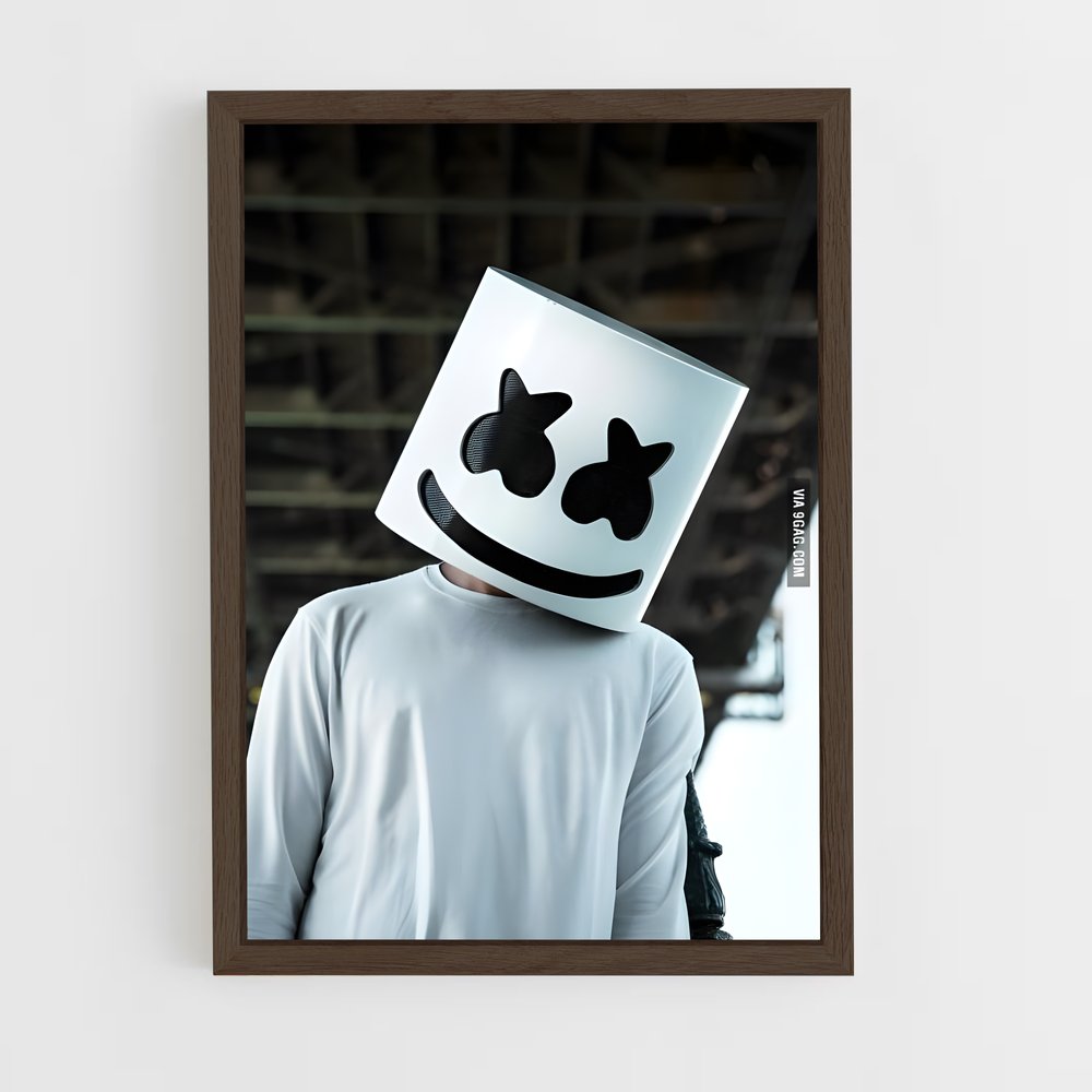 ap-marshmello-13 cadre Bois foncé