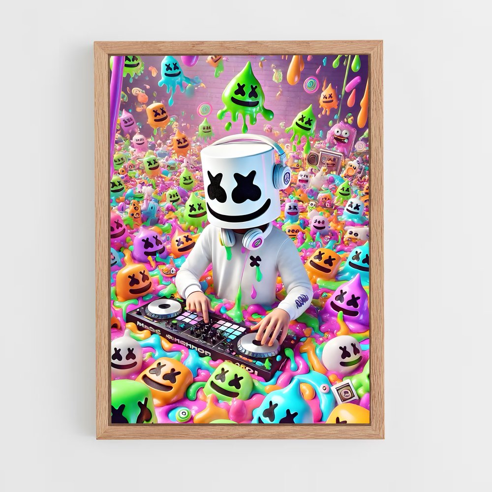 ap-marshmello-14 cadre Bois clair