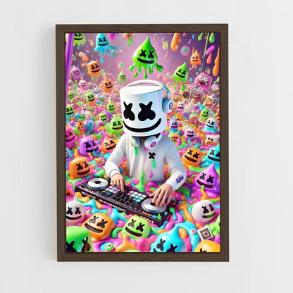 ap-marshmello-14 cadre Bois foncé