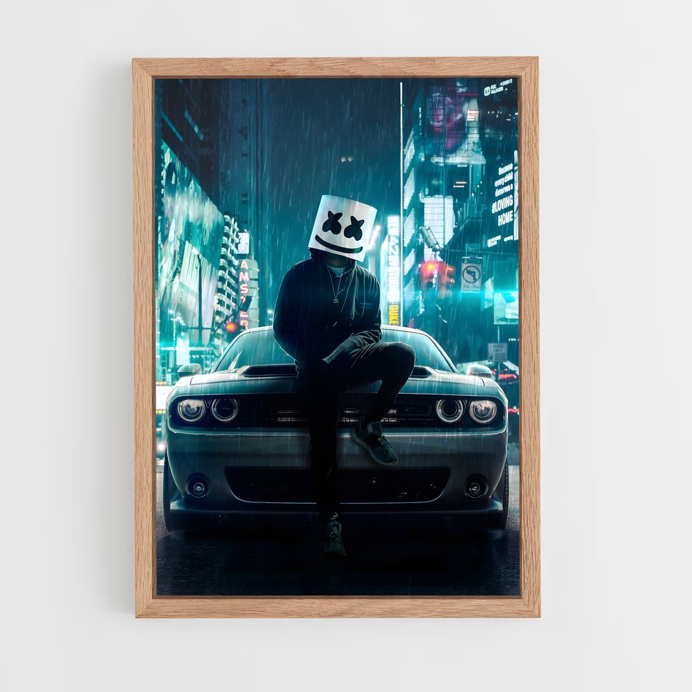 ap-marshmello-2 cadre Bois clair