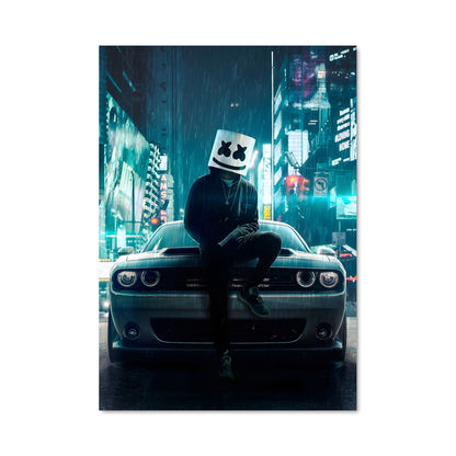 Poster Melodramatique sous la Pluie