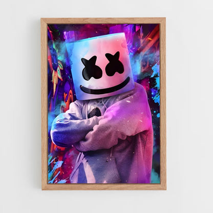 ap-marshmello-5 cadre Bois clair