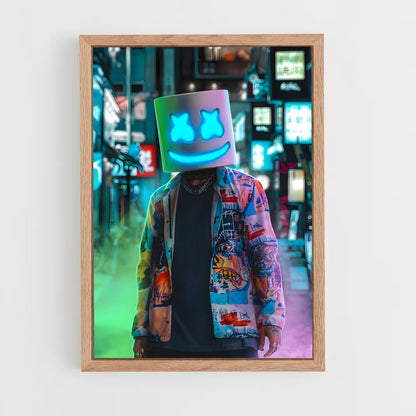 ap-marshmello-7 cadre Bois clair