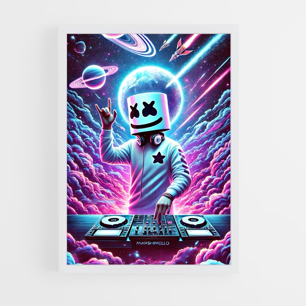 ap-marshmello-8 cadre Blanc