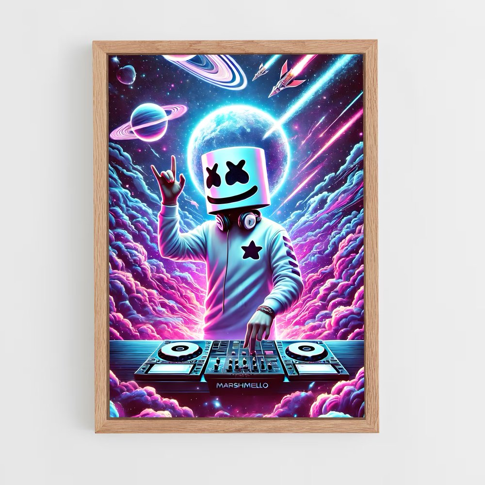 ap-marshmello-8 cadre Bois clair