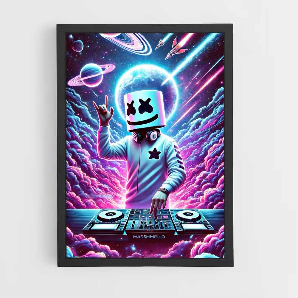 ap-marshmello-8 cadre Noir