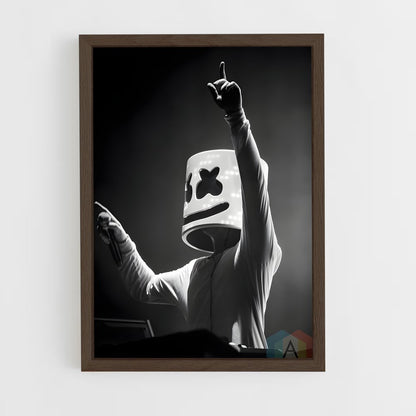 ap-marshmello-9 cadre Bois foncé