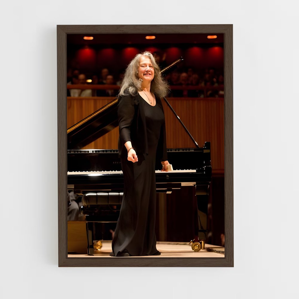 ap-martha argerich-5 cadre Bois foncé