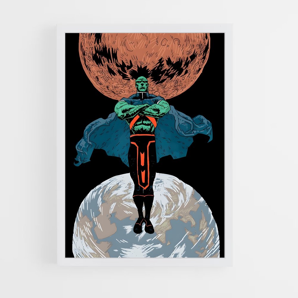 ap-martian manhunter-1 cadre Blanc