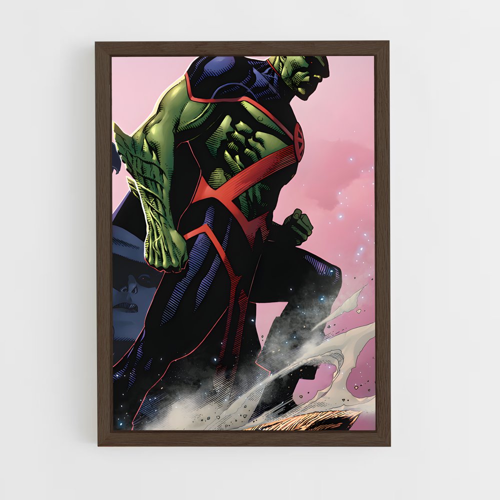 ap-martian manhunter-2 cadre Bois foncé