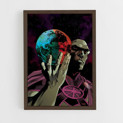 ap-martian manhunter-4 cadre Bois foncé