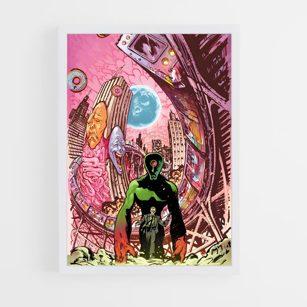 ap-martian manhunter-5 cadre Blanc