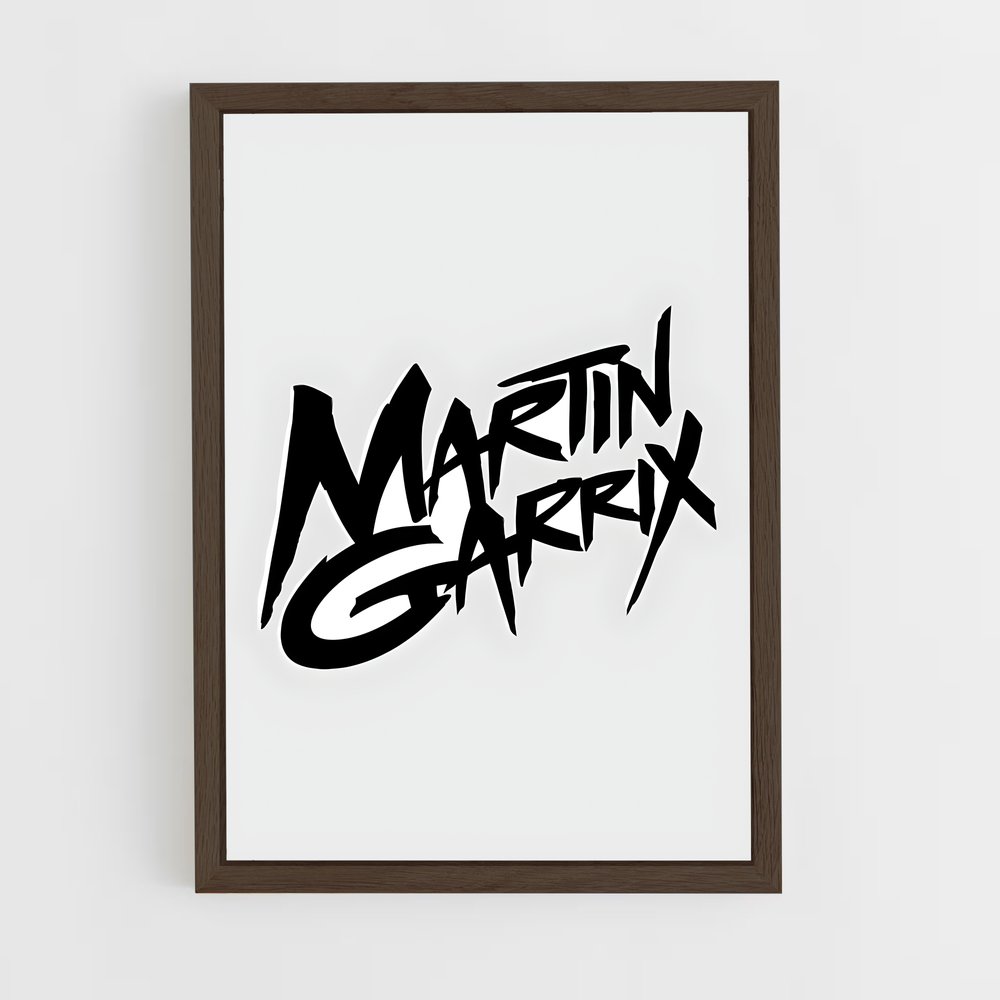 ap-martin garrix-1 cadre Bois foncé