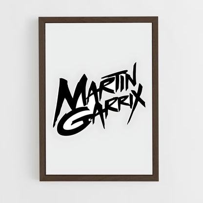 ap-martin garrix-1 cadre Bois foncé