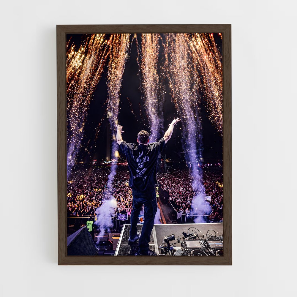 ap-martin garrix-5 cadre Bois foncé