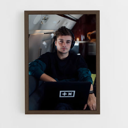 ap-martin garrix-6 cadre Bois foncé