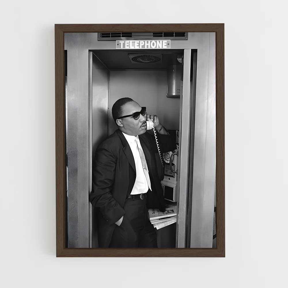 ap-martin luther king-1 cadre Bois foncé