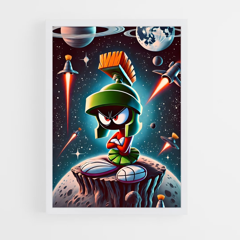 ap-marvin the martian-1 cadre Blanc