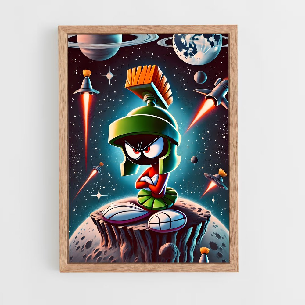 ap-marvin the martian-1 cadre Bois clair