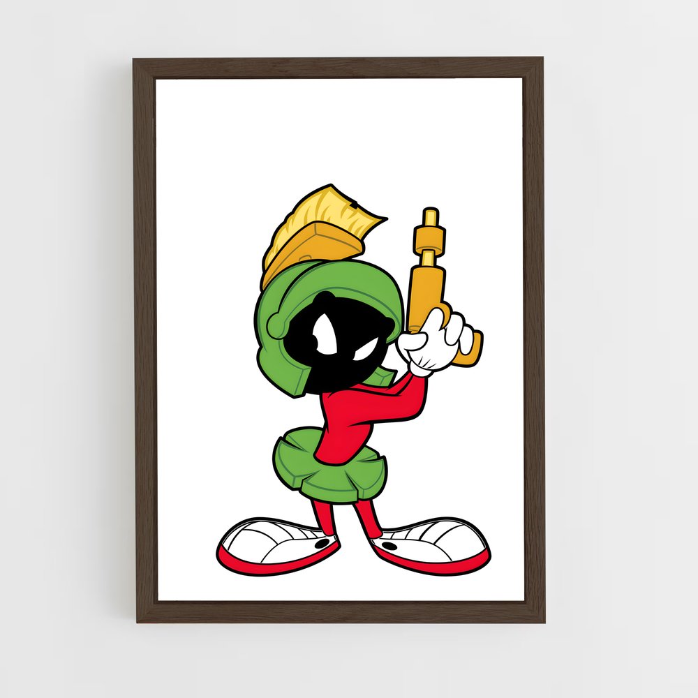 ap-marvin the martian-3 cadre Bois foncé