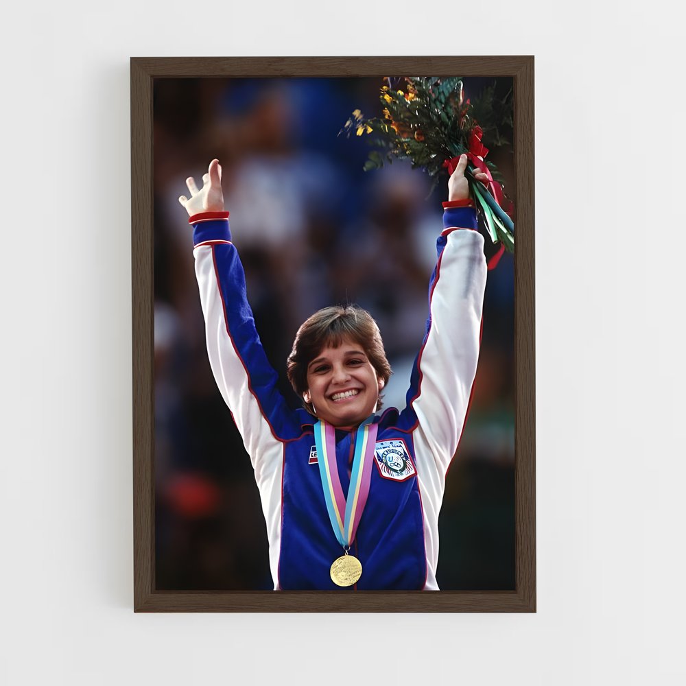 ap-mary lou retton-6 cadre Bois foncé