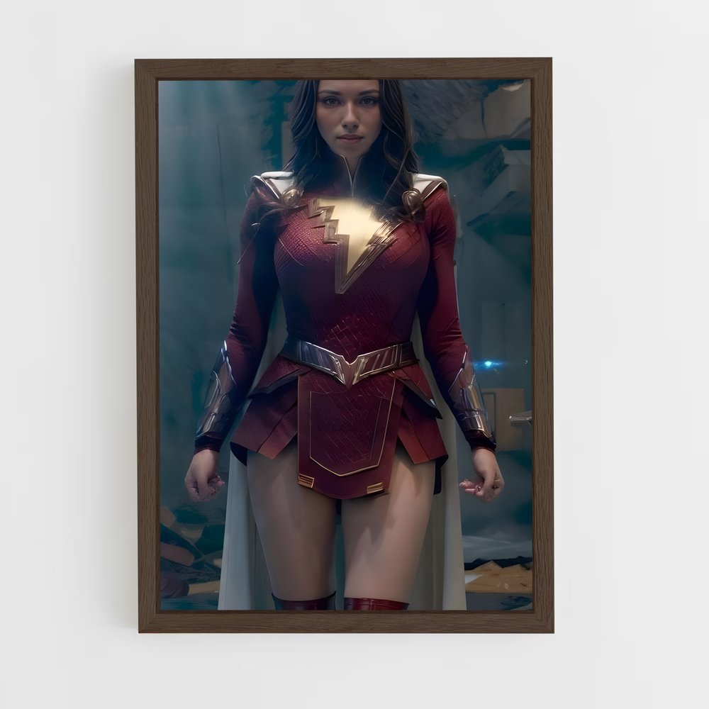 ap-mary marvel-1 cadre Bois foncé
