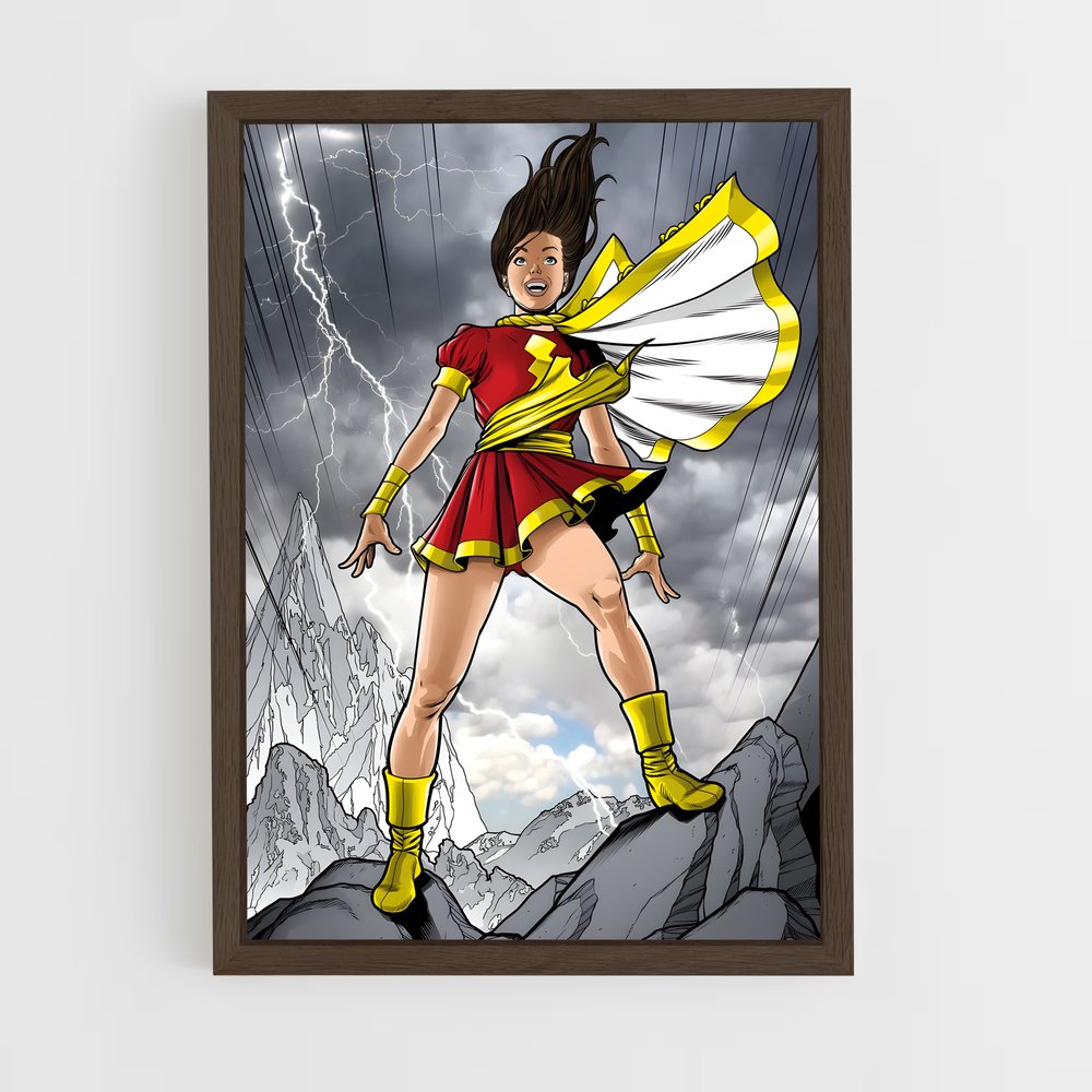 ap-mary marvel-4 cadre Bois foncé