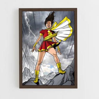 ap-mary marvel-4 cadre Bois foncé