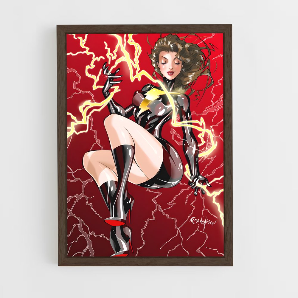 ap-mary marvel-5 cadre Bois foncé