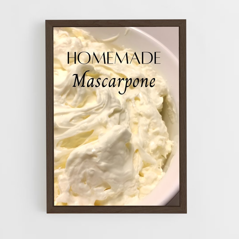 ap-mascarpone-1 cadre Bois foncé