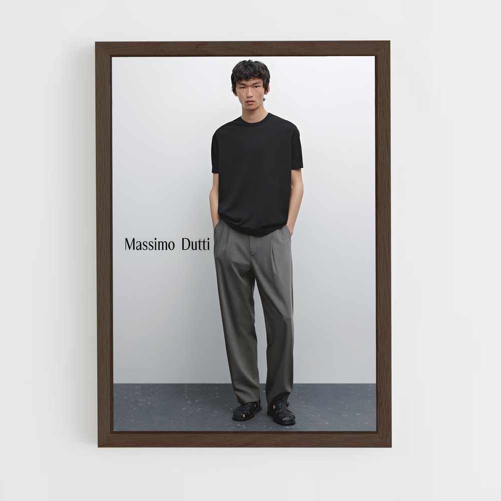 ap-massimo dutti-2 cadre Bois foncé