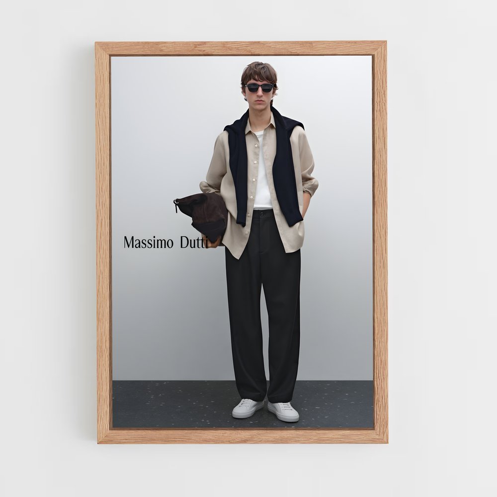 ap-massimo dutti-8 cadre Bois clair