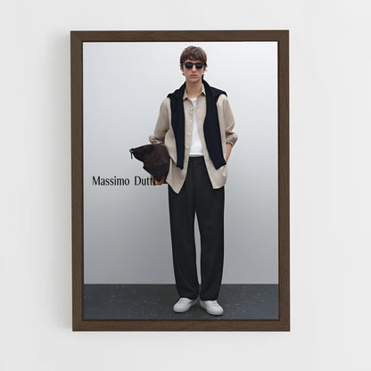 ap-massimo dutti-8 cadre Bois foncé