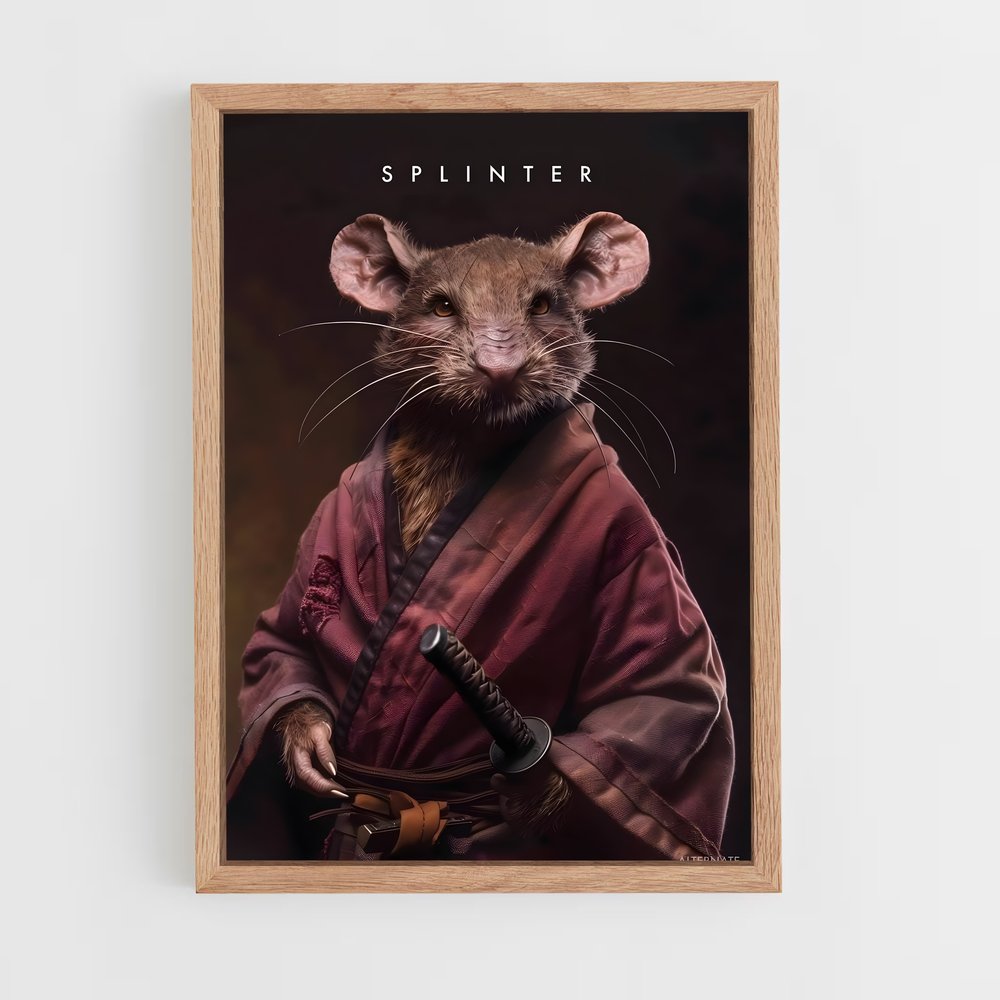 ap-master splinter-6 cadre Bois clair