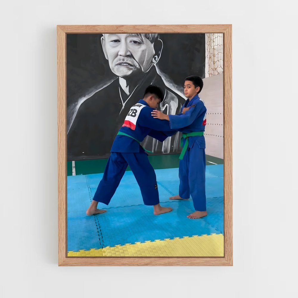 ap-masters judo-1 cadre Bois clair