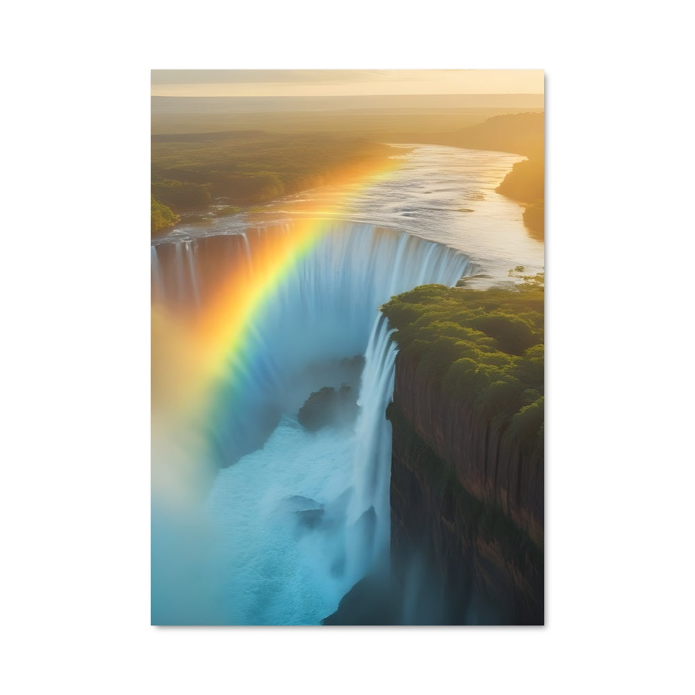 Poster Cascade Arc-en-Ciel