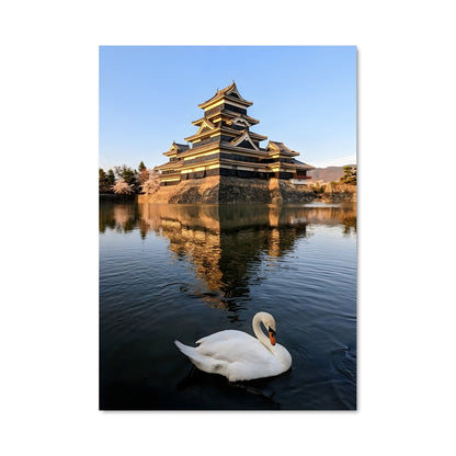 Poster Le Cygne et le Château