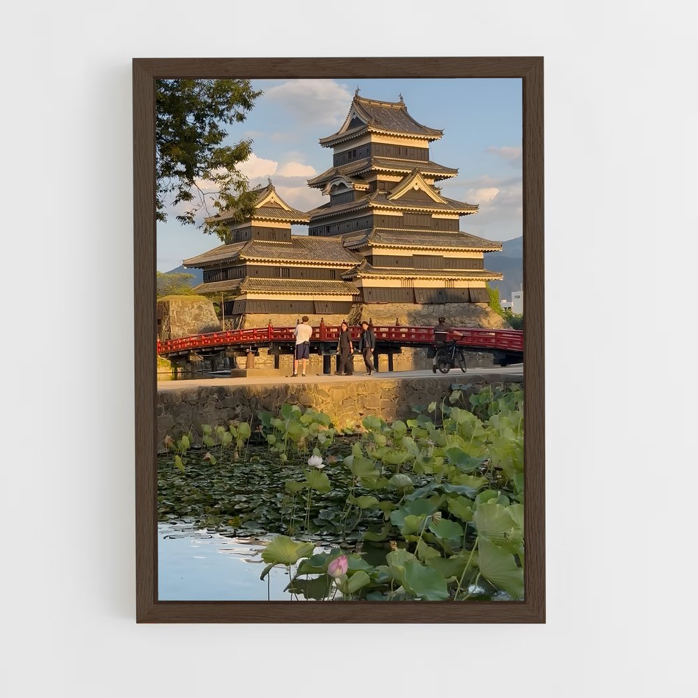 ap-matsumoto castle-1 cadre Bois foncé