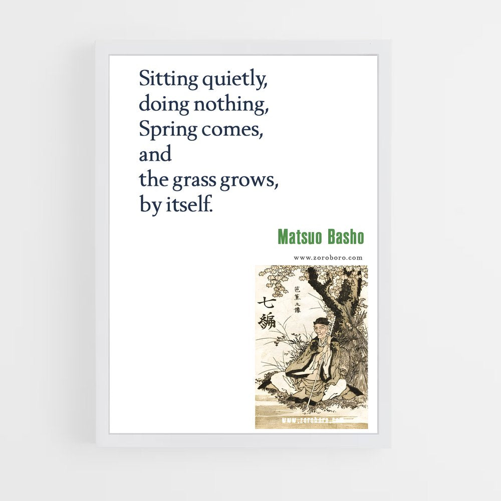ap-matsuo basho-1 cadre Blanc