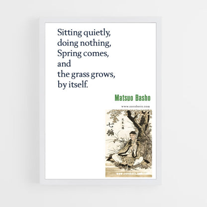 ap-matsuo basho-1 cadre Blanc